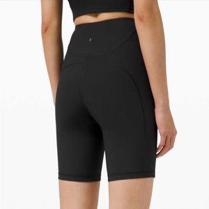 Lululemon Ribbed Contoured High-Rise Short 8